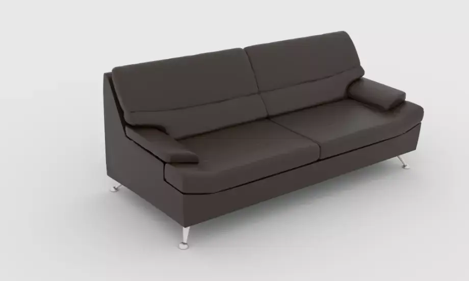 The Couch leather sofa Free 3D model