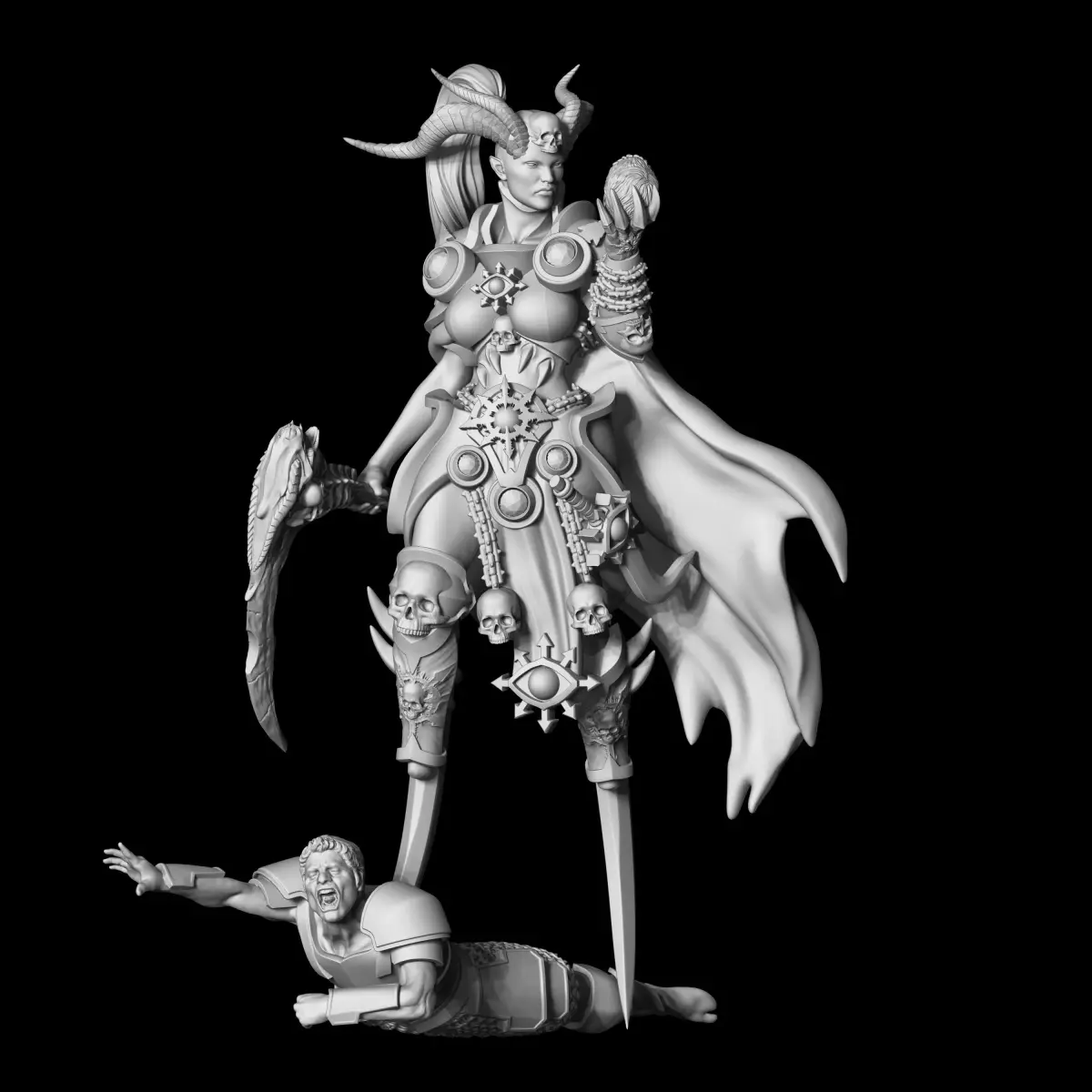 Hella figurine of woman 3D print model purchase