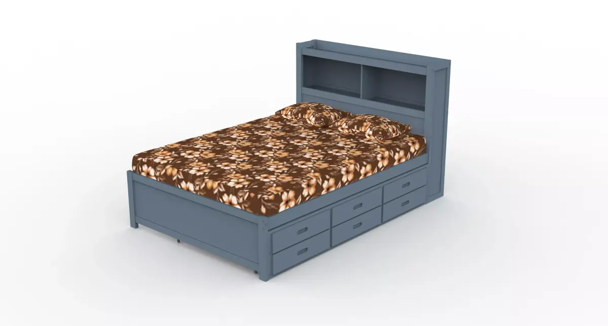 king bed Low-poly 3D model purchase