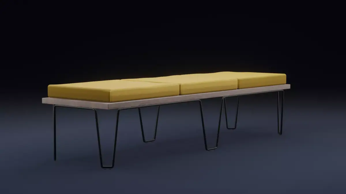 Alexis Bench Free 3D model