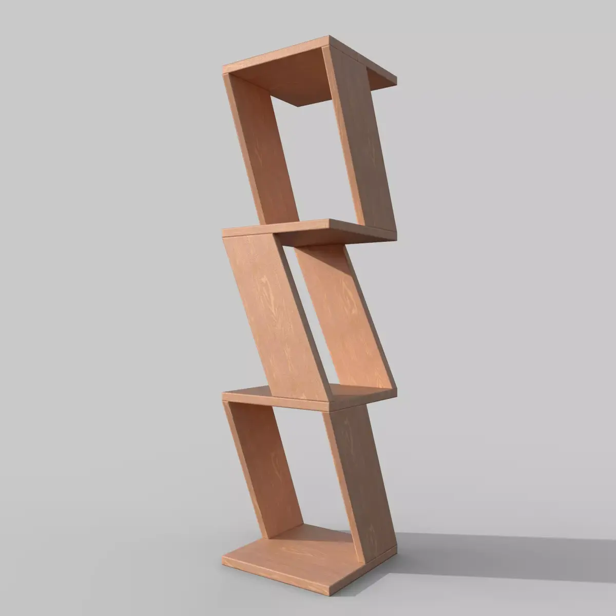 Wall shelf concept Free low-poly 3D model