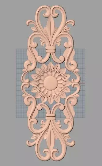 European furniture 3D relief models for CNC wood engraving E153 3D model