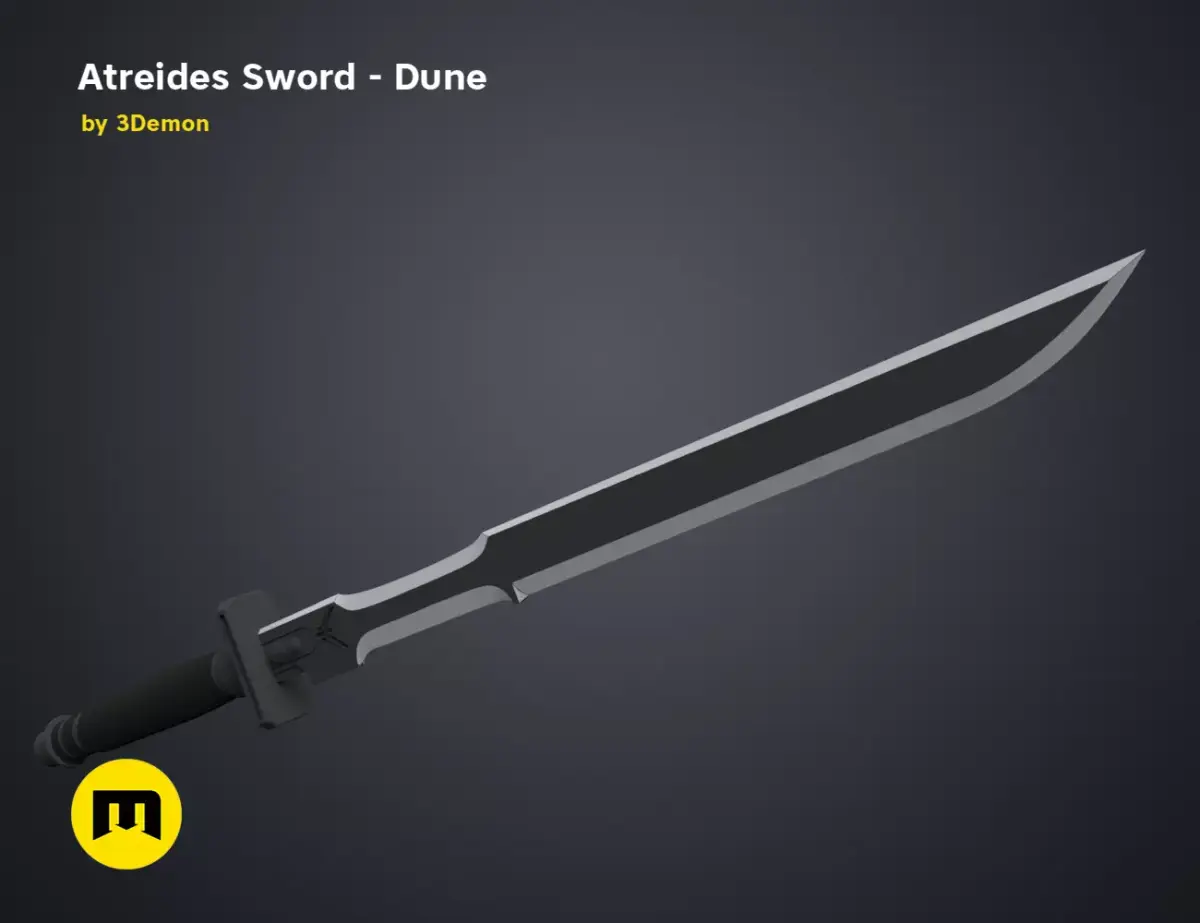 Atreides Sword 1 - Dune 3D print model purchase