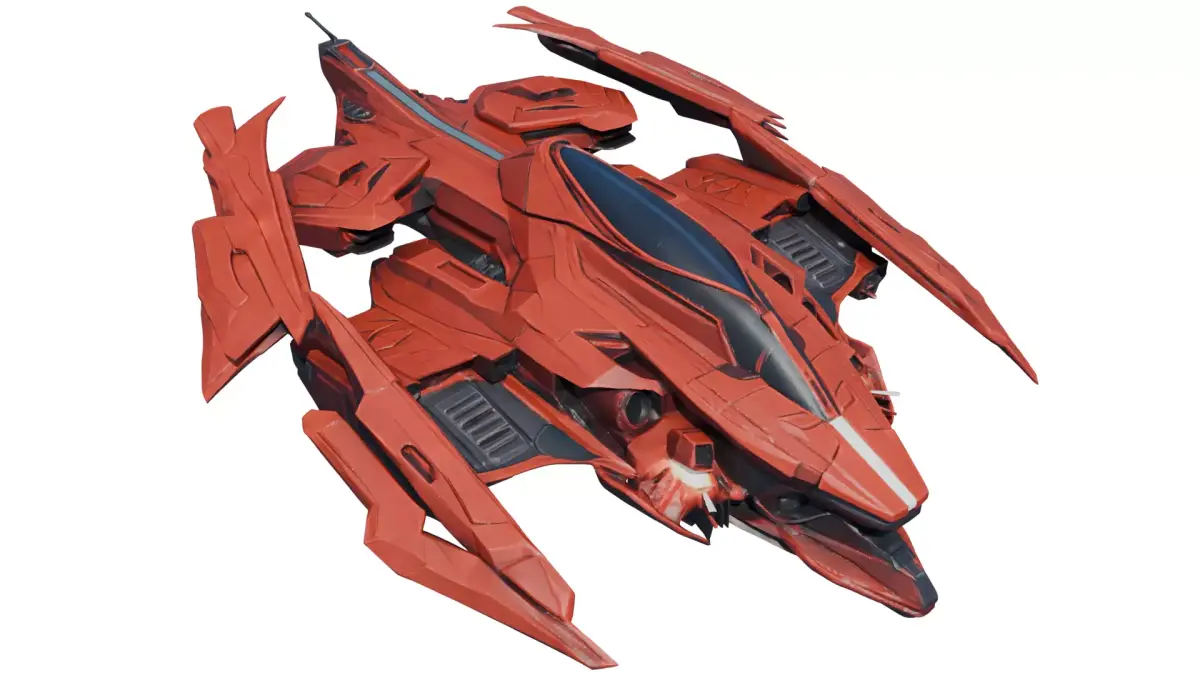 SciFi Starfighter Spaceship Highpoly 3D model