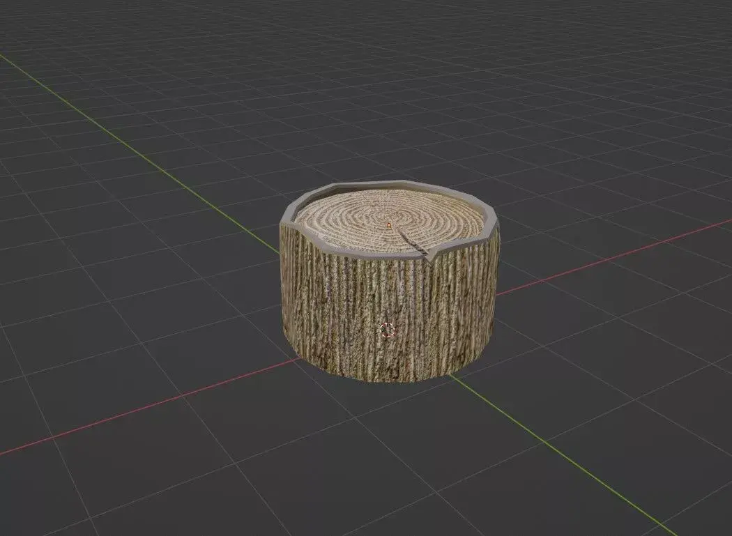Tree Stump Free low-poly Free low-poly 3D model
