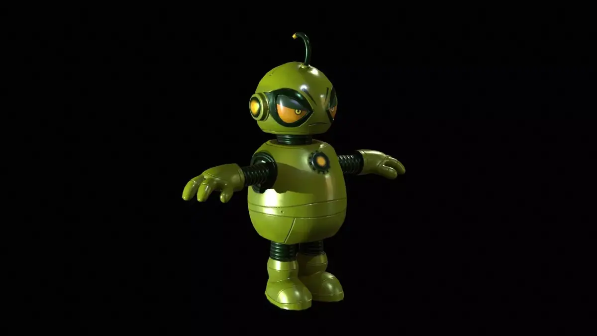 Minirobotic4Pack3 Low-poly 3D model