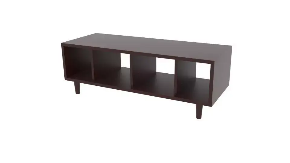 Japanese Hollow Shelf Free  Free low-poly 3D model