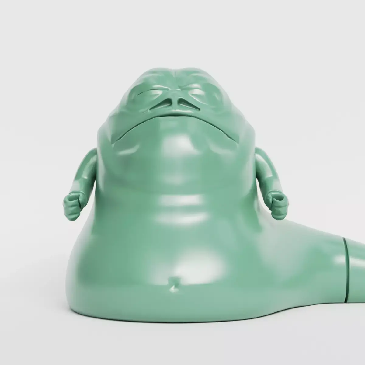 Jabba - The Complete Saga - 3D Printable Custom Lego Minifigure 3D print model