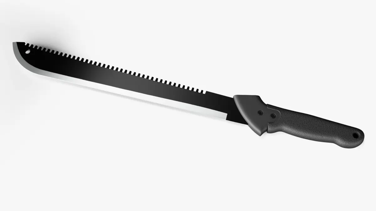 Military Machete Knife 1 3D model