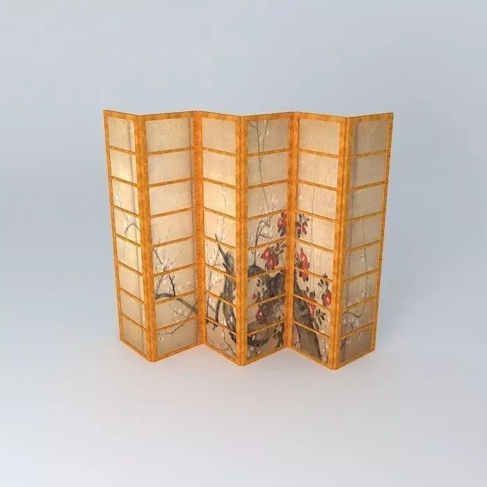 Japanese Screen Free 3D model
