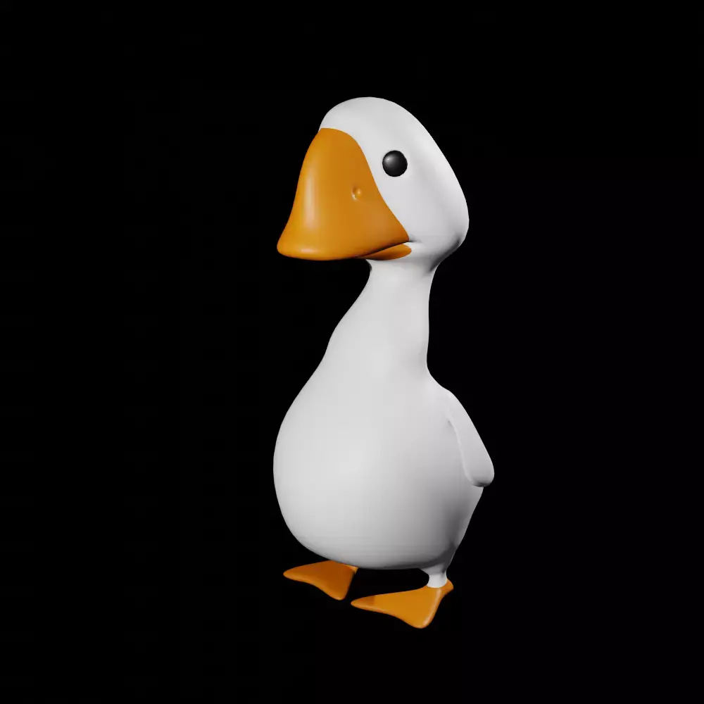 Goose Free 3D model buy