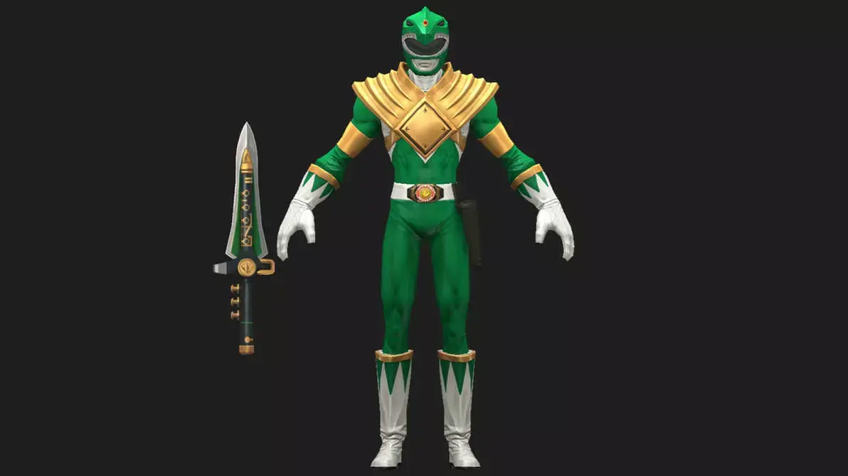 Green Ranger 98 Low-poly 3D model