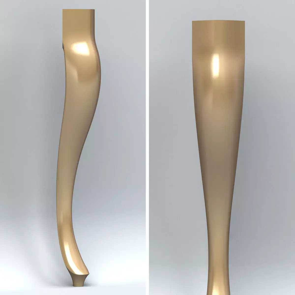 Furniture leg 003 Free 3D model