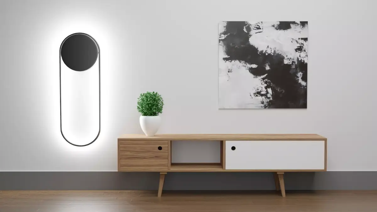 oval wall lamp Free 3D model