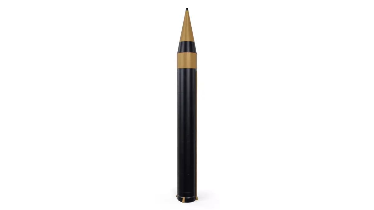 Khorramshahr-4 Ballistic Missile Low-poly 3D model