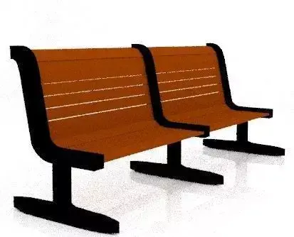 Large Bench Free 3D model