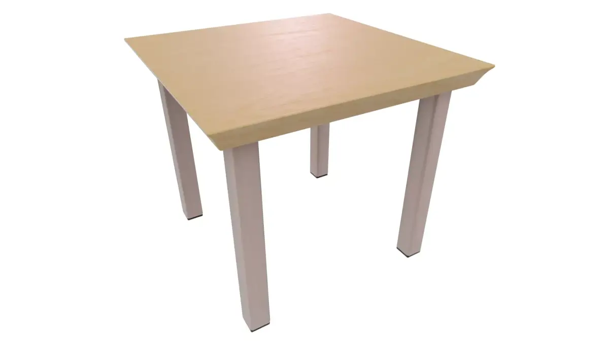 Outdoor Table Low-poly 3D model 6