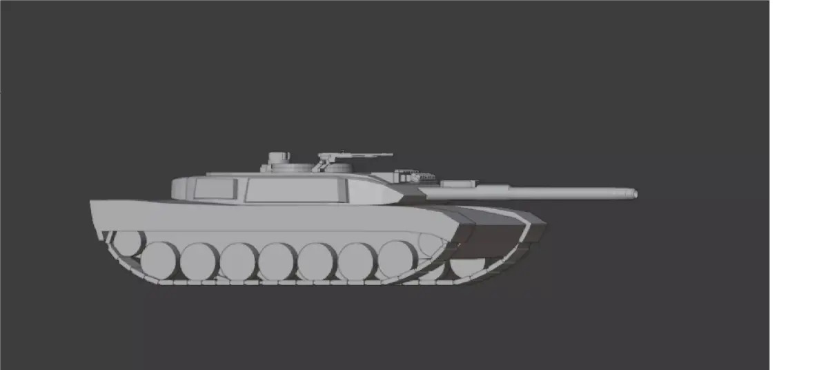 MBT-1A1 XMBT-1 Stage 1 3D print model