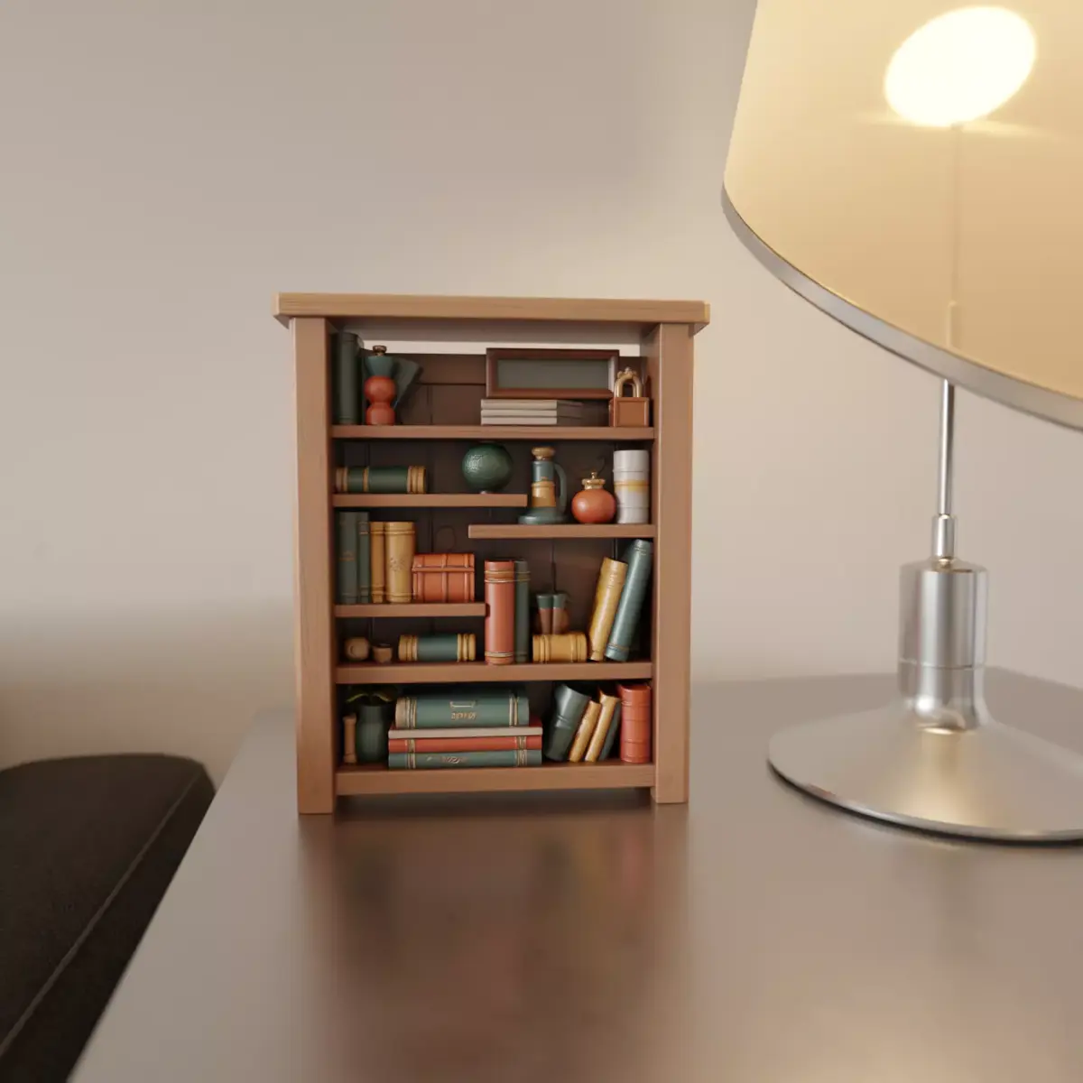 book shelf 3D print model