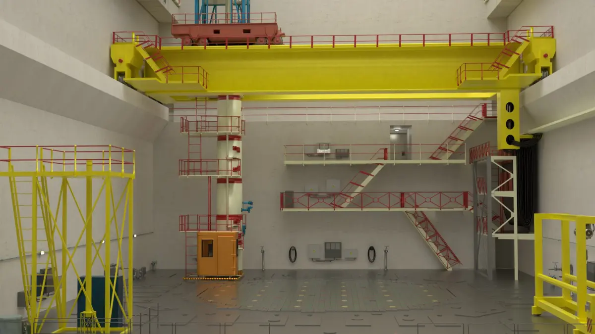 Chernobyl Reactor Room 3D model