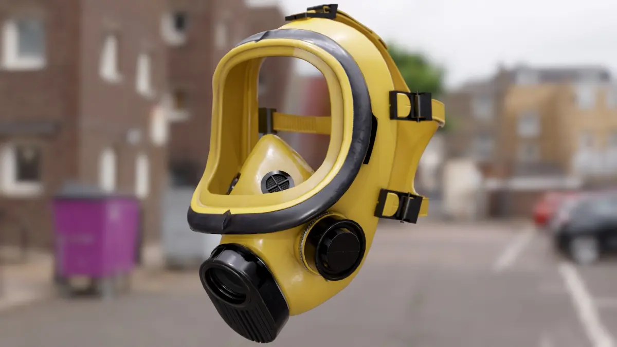 Safety Gas Mask 3D model