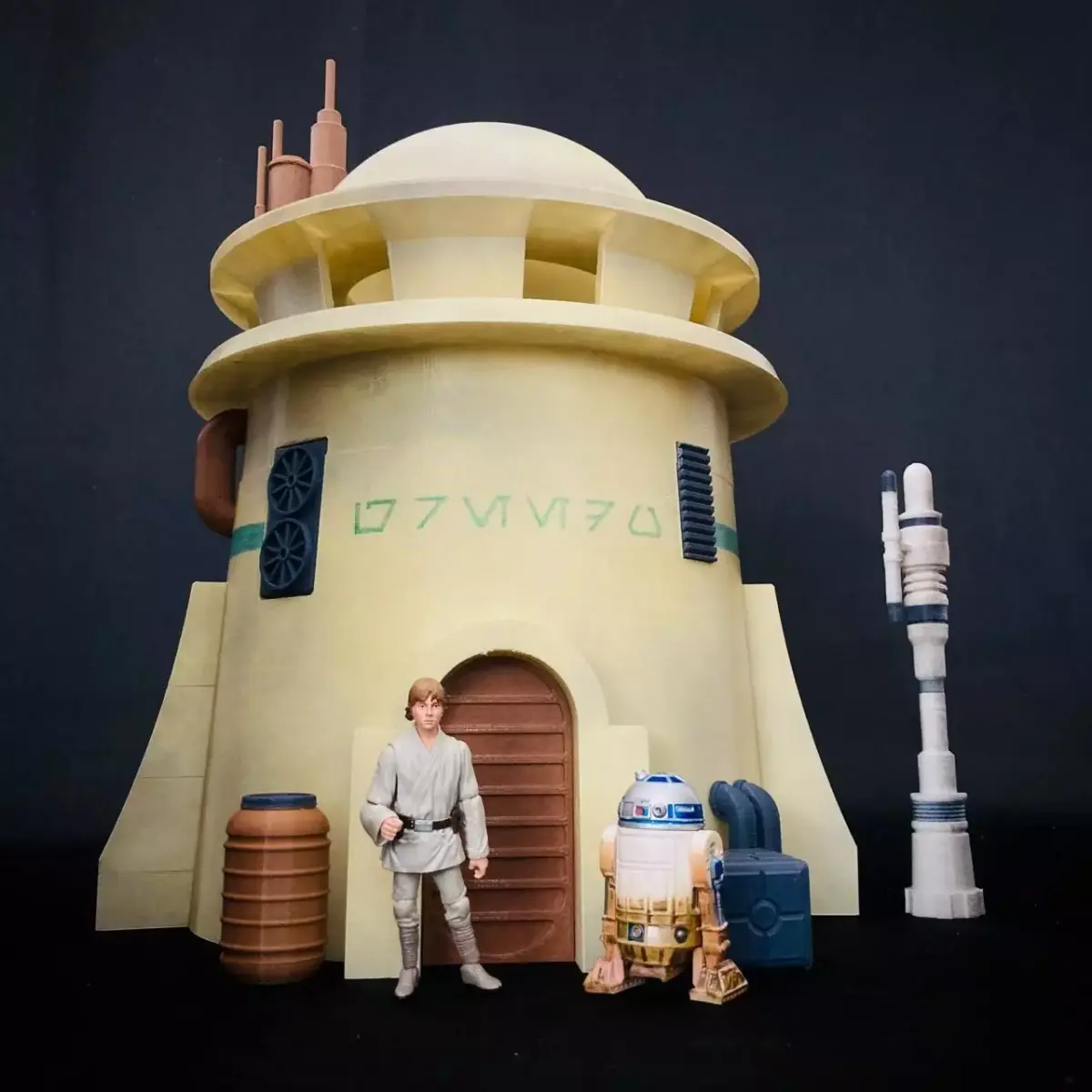 Tatooine Watch Tower Diorama 3D print model