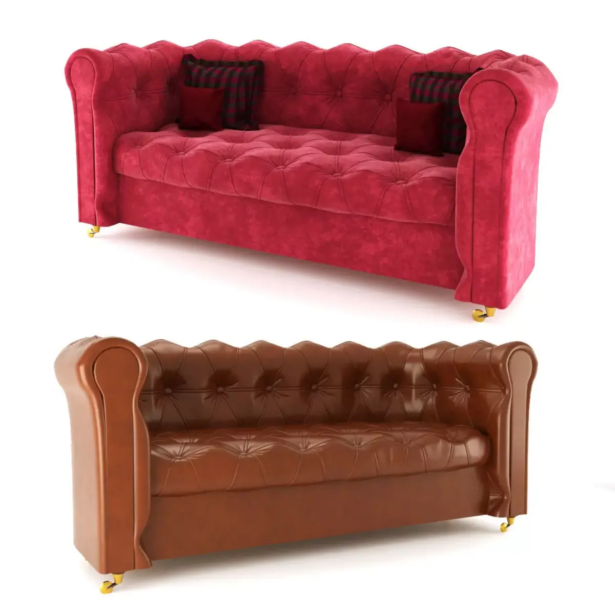 Chesterfield sofa Free 3D model