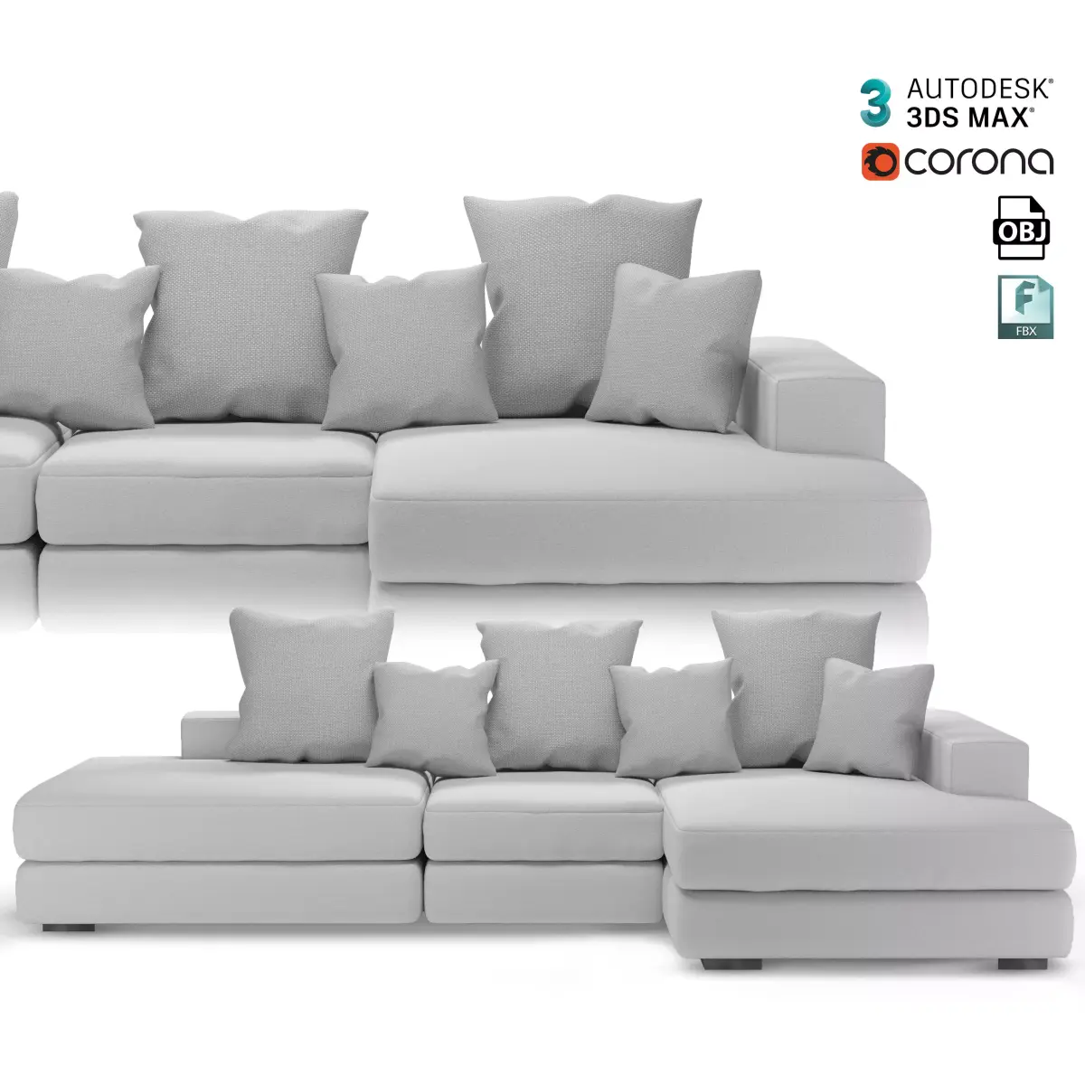 Boconcept Sofa Cenova Free 3D model