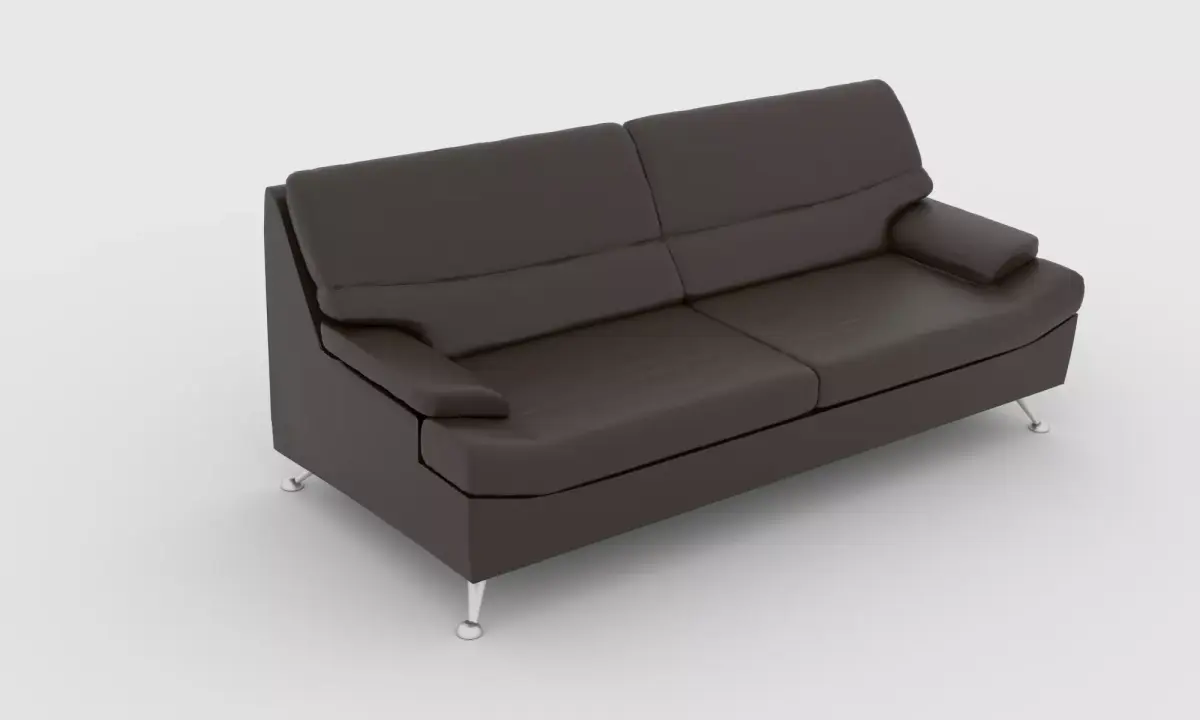 Couch leather sofa Free 3D model