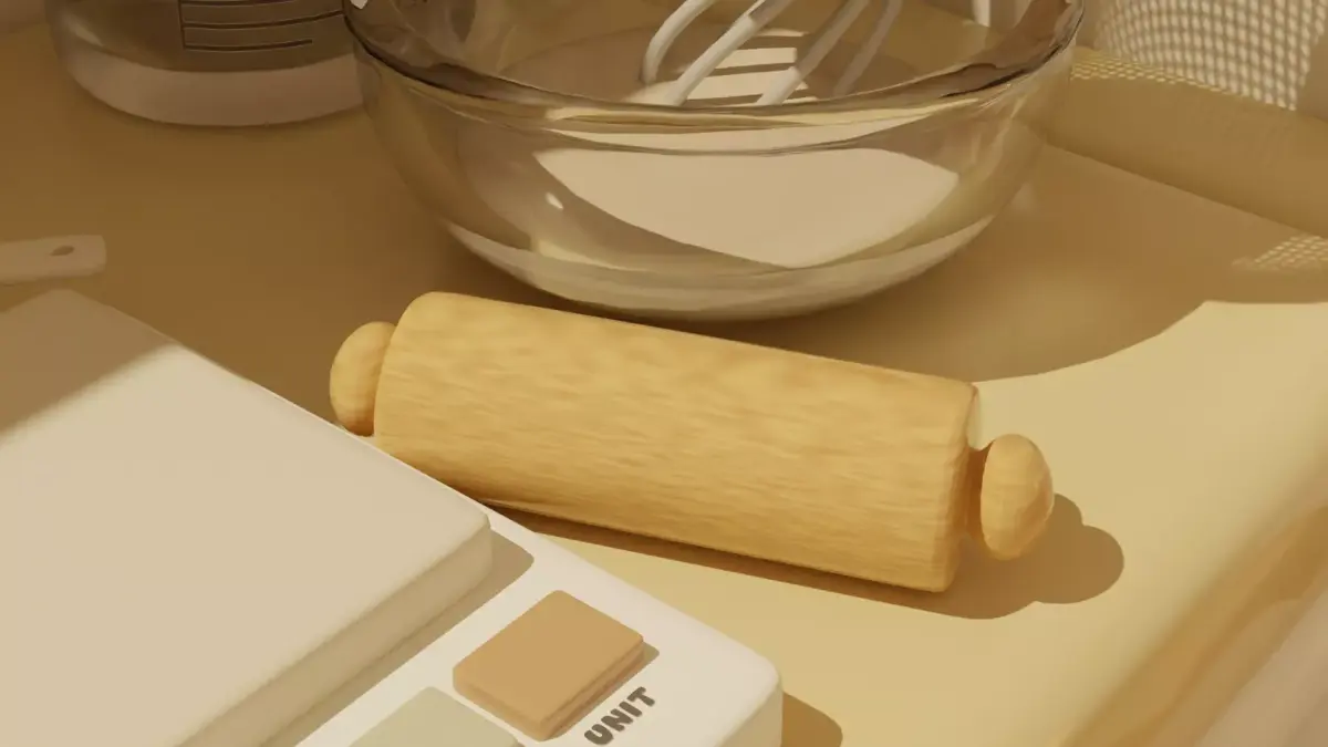 Rolling Pin Cozy Model by Poonsiri Free low-poly 3D model