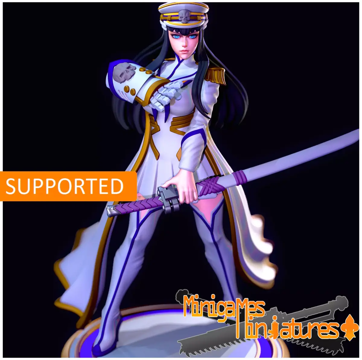 Space komissar anime figurine 3D print model