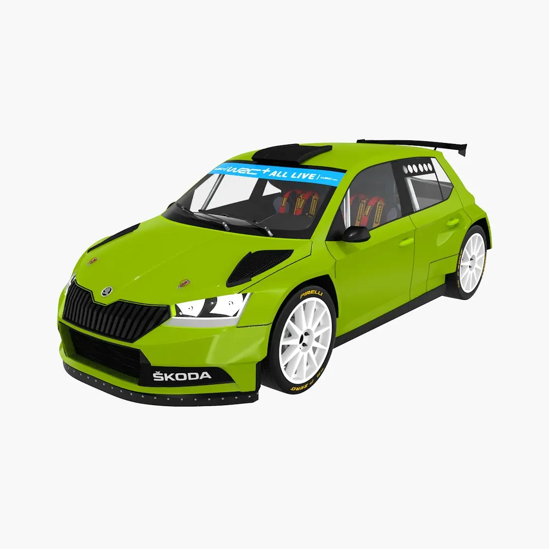 SKODA FABIA Rally2 EVO Generic 3D model