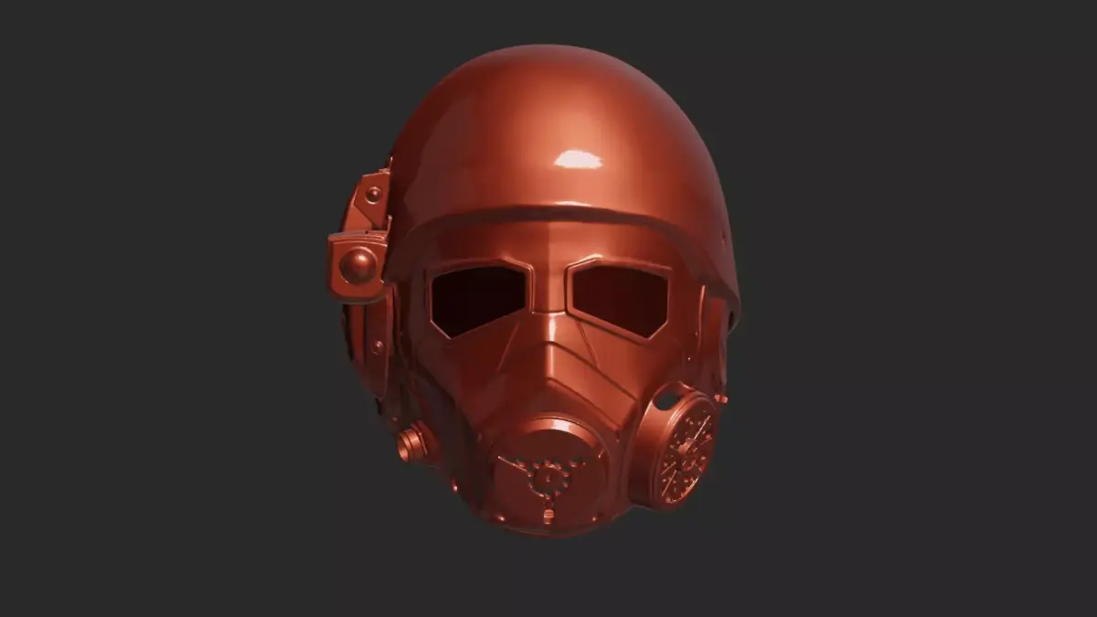 Helmet NCR Fallout Veteran 3D print model