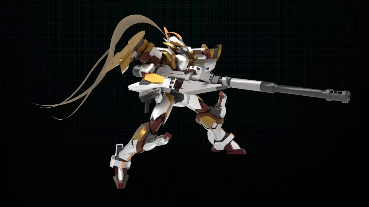 Gundam III 3d printed 3D print model
