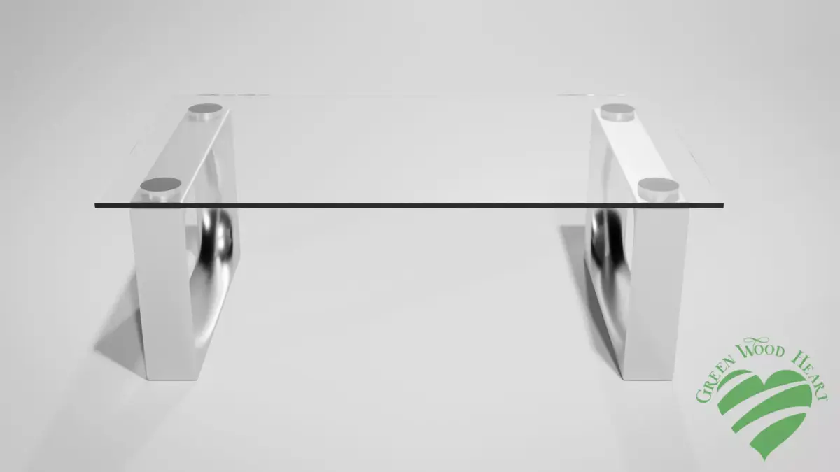 Modern Glass Table 02 Free 3D model