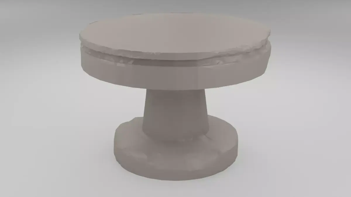 Stone Table Free 3D print model