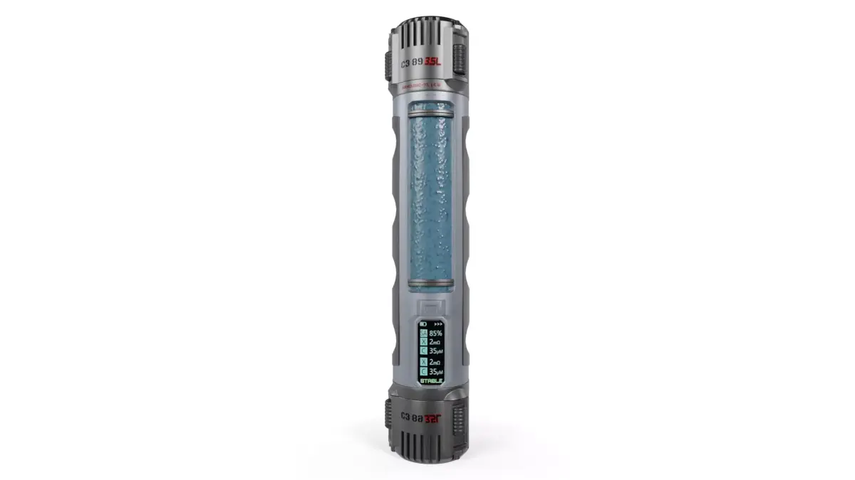 Sci-Fi Medical Vial Low-poly 3D model