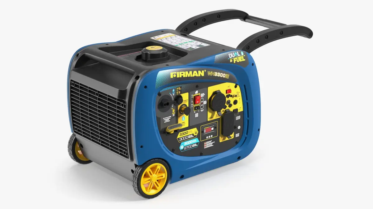 Firman Portable Dual Fuel Inverter Generator 3D model