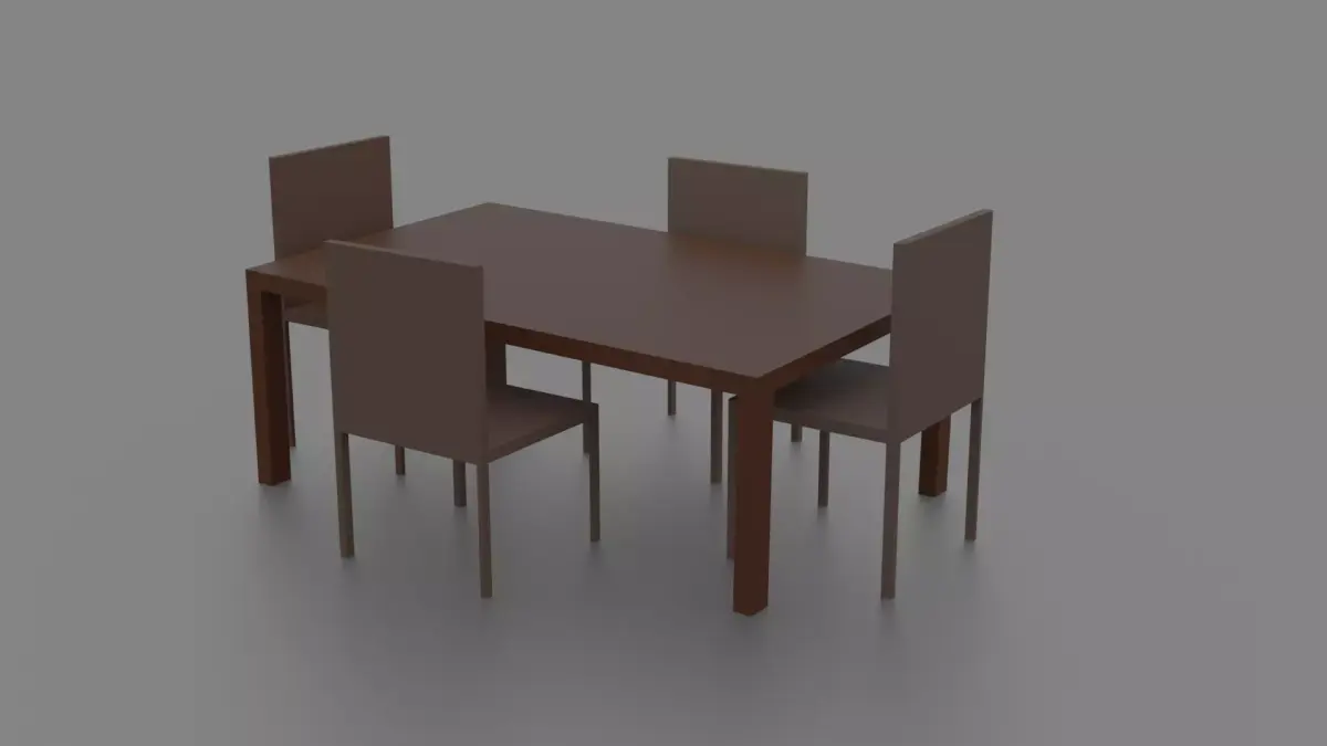 tabel Free low-poly 3D model