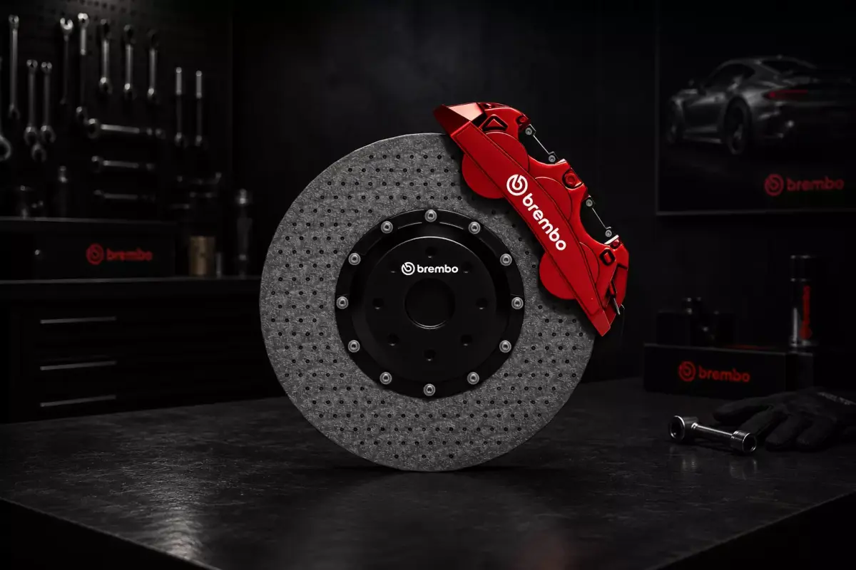 Performance Brake Disc Caliper System 3D model