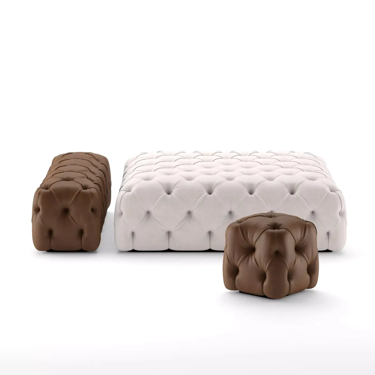 ROLLKING pouf by desiree divani 3D model