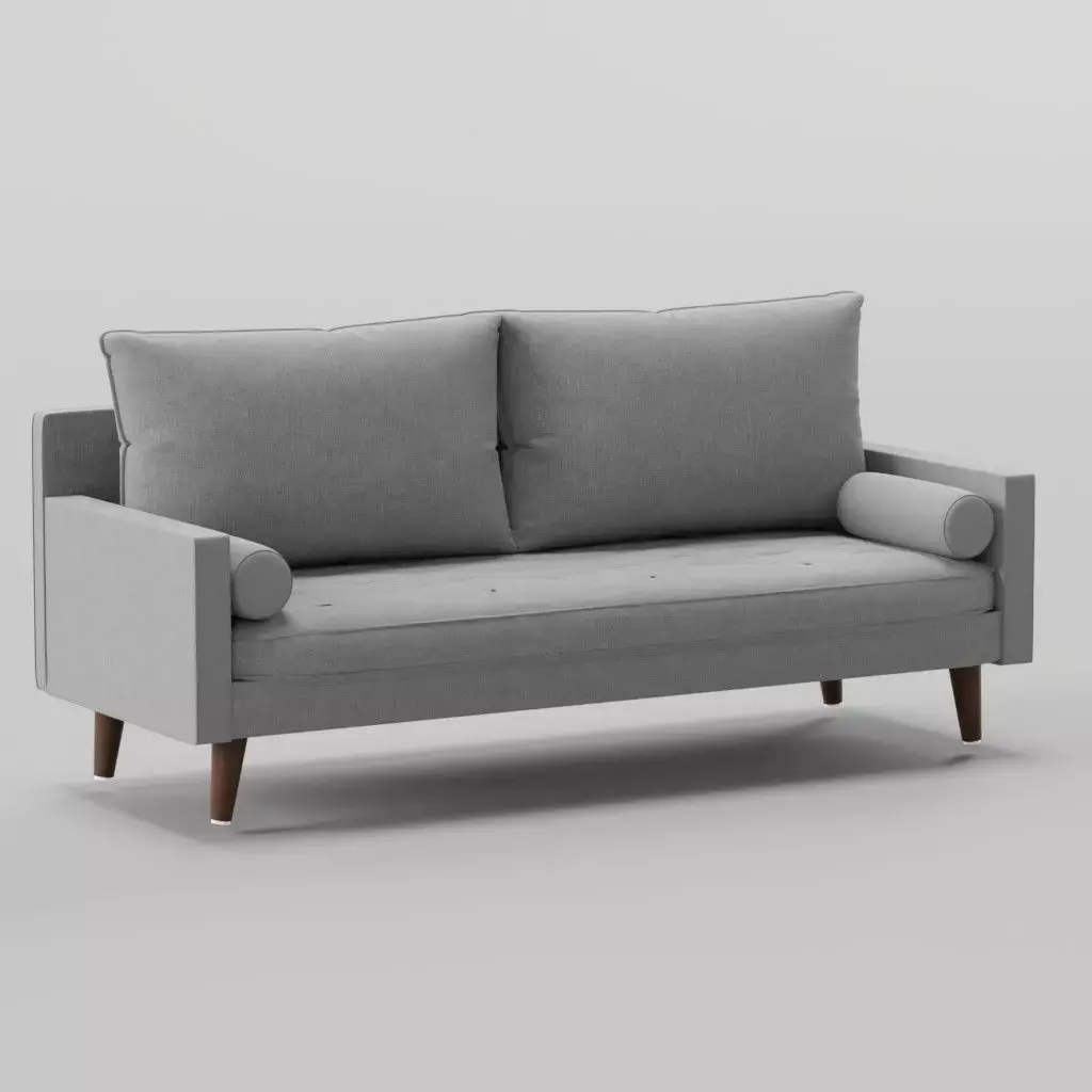  modern elegant grey sofa Free 3D model