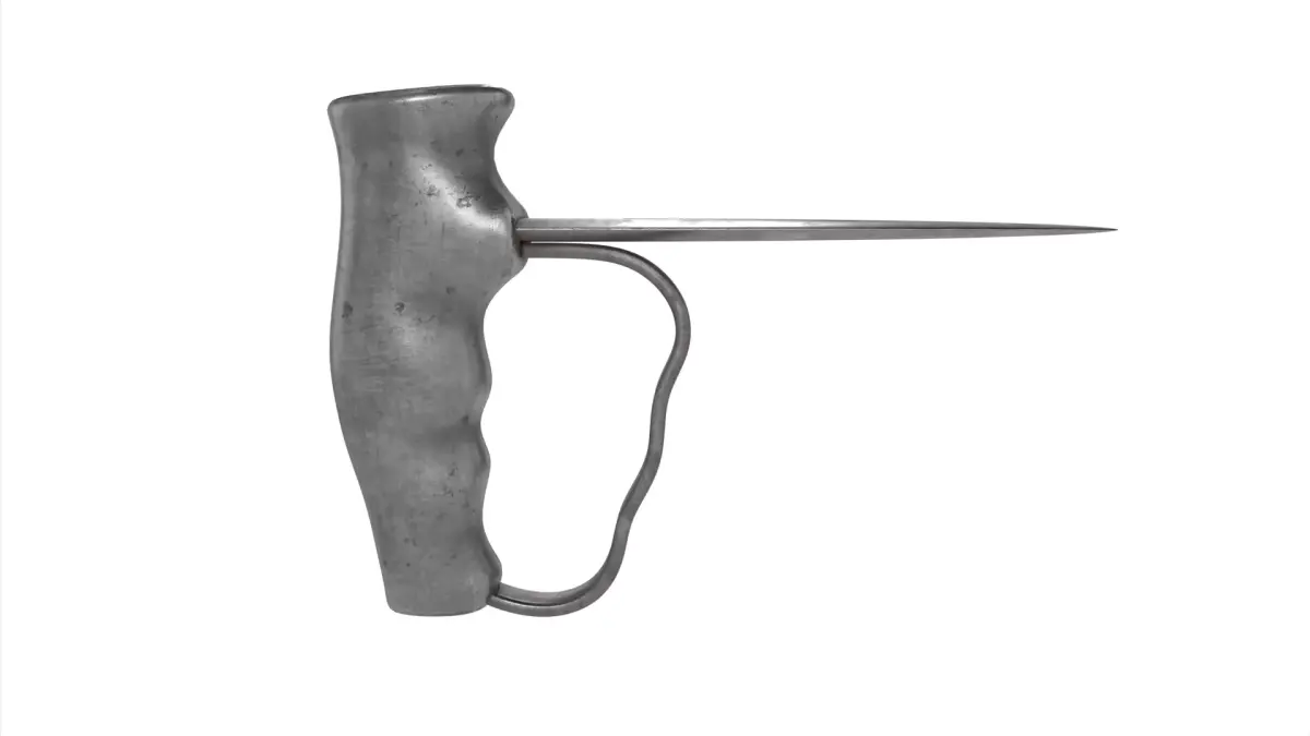 British WWI Robbins of Dudley Push Dagger Low-poly 3D model