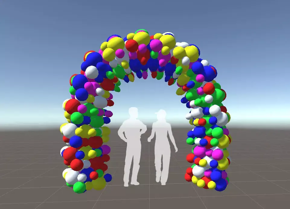 balloon gate 3D model