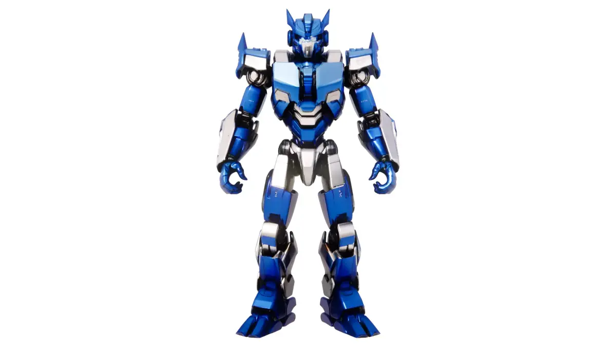 Blue Silver Sci Fi Mech Robot 3D model