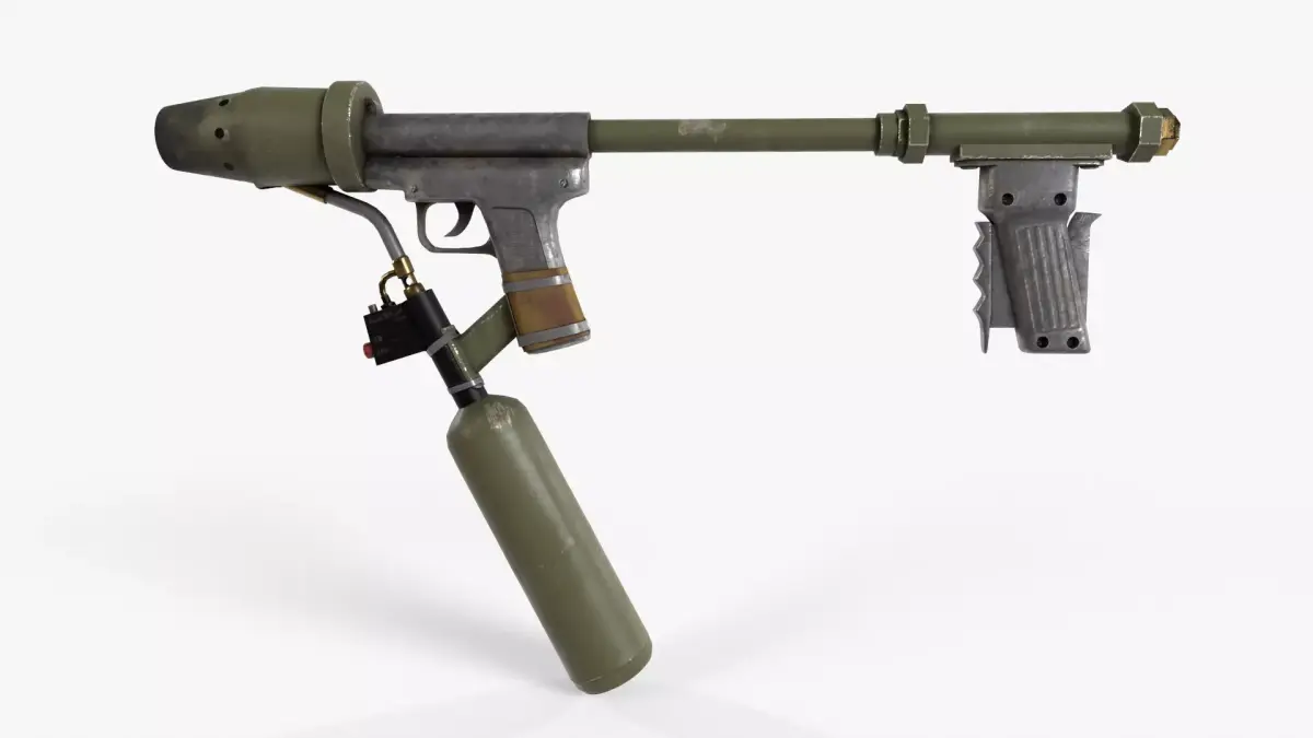 Flamethrower 3D model shop