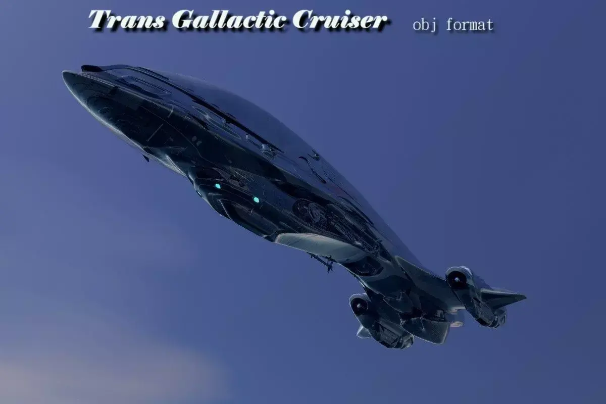 TRANS GALLACTIC CRUISER 3D model
