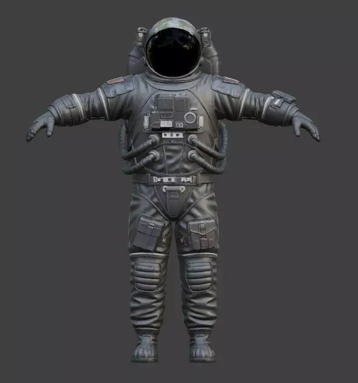 Realistic Astronaut Space Suit 3D model get