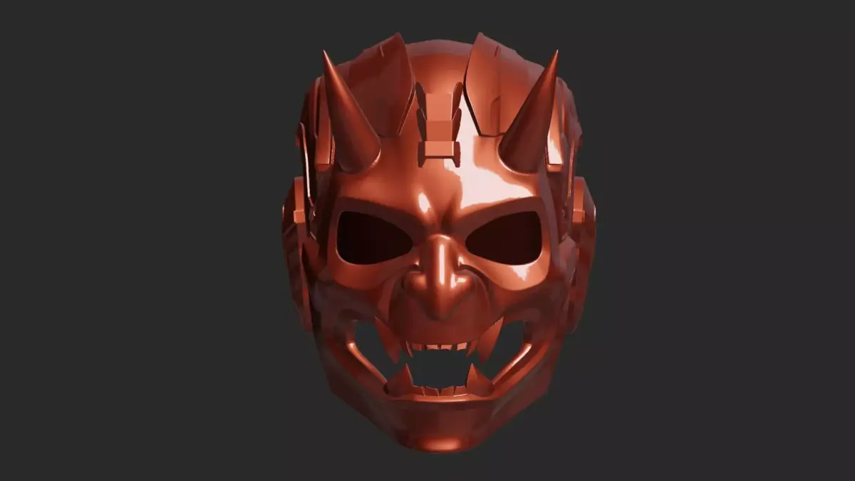 Cyber Demon 2 Helmet 3D print model