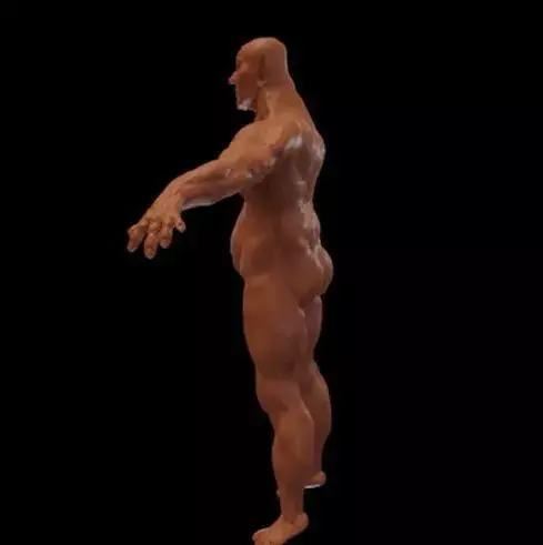Cyclops human body 3D model